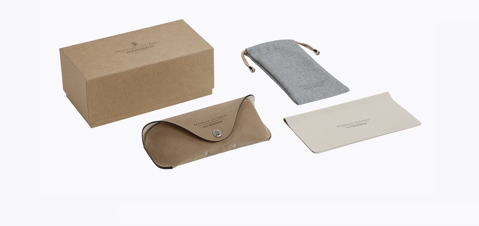 Nuevo Estuche para Gafas Brunello Cucinelli x Oliver Peoples Edición Limitada Estuche Foto 1 de 4