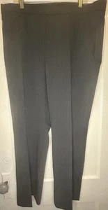 Talbots Size 18 Gray Straight-Leg Belt-Loops Women’s Cambridge Pant Trouser NWT - Picture 1 of 10