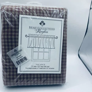 Home Collection by Raghu rot kariert Newberry Gingham Volant 72x15,5" #vl670017 - Bild 1 von 6