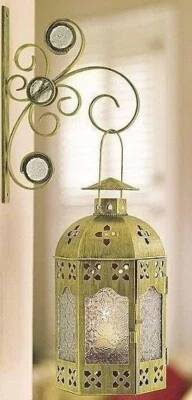 NUEVA LINTERNA DE LUZ TRANQUILA PARTYLITE CON TAZA VOTIVA Y SOPORTE P8181L P8181WB RARA Foto 1 de 4