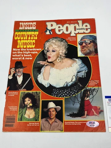 Dolly Parton Signed Autograph People Weekly Magazine Cover Photo PSA DNA Cover