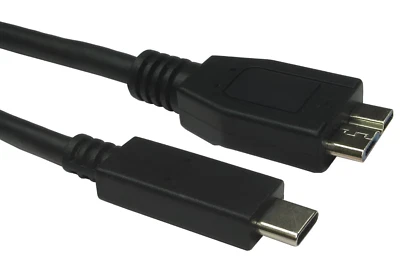 USB 3.1 GEN 2 Type C to USB 3 type Micro B Cable 1m 2m 3m Android Laptop Lead - Image 1 of 3