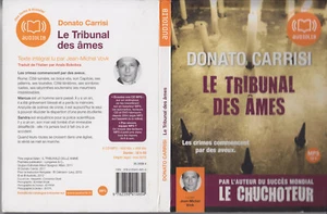 Donato Carrisi " Le tribunal des Ames " livre audio  CD MP3 - Imagen 1 de 2
