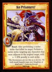 No Prisoners - FOIL - - Warlord Saga of the Storm - Bild 1 von 3
