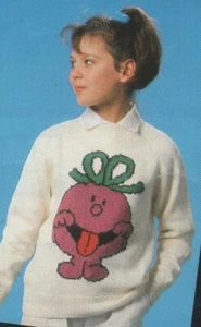 Vintage Strickanleitung für Little Miss Naughty - Bild 1 von 3