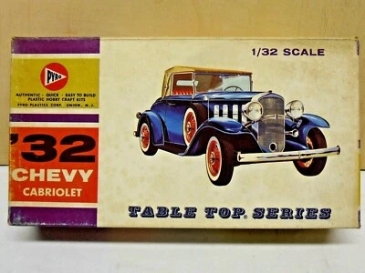 PYRO 1/32 N:5 ART.C291-60 KIT "CHEVY CABRIOLET 32" ISTRUZIONI BOX ORIGINALE - Immagine 1 di 2