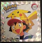 Carte Pokémon PIKACHU ASH PR03 PRISM HOLO English Card Artbox 1999 STICKER NEUF