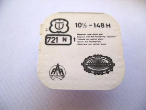 UNITAS 148 H NEW SEALED BALANCE COMPLETE PART 721 - Picture 1 of 2