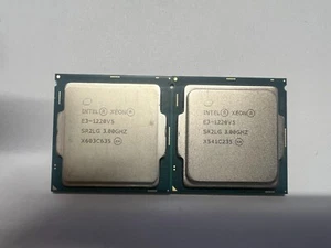 Lot of 2 Intel Xeon E3-1220 V5 3GHz 4 Core 8MB SR2LG 80W LGA 1151 CPU Processor - Picture 1 of 1