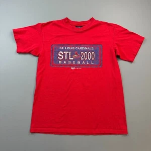 Vintage St. Louis Cardinals Shirt Mens Medium Red Concepts Sport Logo Y2K - Picture 1 of 10