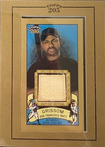 2003 Topps 205 Marquis Grissom Relic Authentic Game Used Bat Baseball Card - Picture 1 of 2