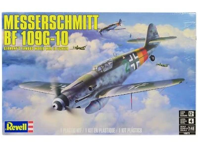 Level 4 Model Kit Messerschmitt Bf 109G-10 Fighter Aircraft "Germany's Famous Wo - Image 1 of 4