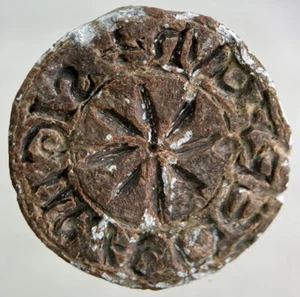 Ancient Medieval Lead Wax Seal Stamp Coin | Collectable Grade - Bild 1 von 2