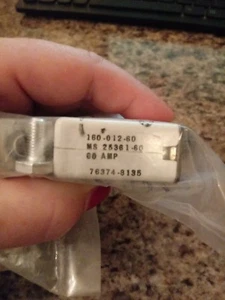 60 Amp Circuit Breaker Part# MS25361-60 (Alt 160-012-60) - Bild 1 von 6