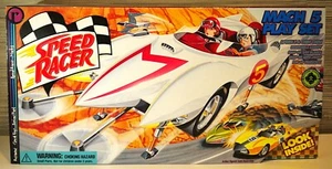 RESAURUS 1999 SPEED RACER MACH GOGOGO MACH 5 PLAY SET W YUJIN SR SUPER REAL FIG - Picture 1 of 11