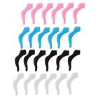 12pairs Blue Silicone Ear Hook White Spectacle Frame  Sunglasses