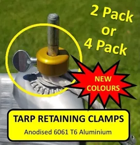 Retaining Clamp/Buddy for Caravan Tent Pole - Rope, Awning, Tarp, Jayco Bed Fly - Picture 1 of 28