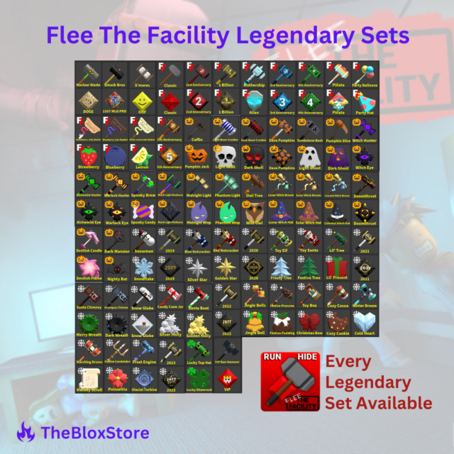 flee the facility Roblox Peppermint Set *Read Description For More  Information*