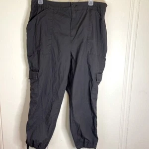 Social Standard By Sanctuary Poplin SurplusCropped Cargo Jogger Pants Size XXL - Bild 1 von 11