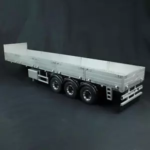 Semirremolque montado en metal 1/14 3 ejes para modelo de vehículo camión tractor RC - Imagen 1 de 10