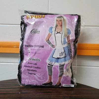 Spirit Halloween Alice in Wonderland Tween Costume 14-16 (Junior Size 3-5) - Image 1 of 4