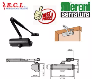 MERONI Closers Air DC110 Strength Variable With Latch DADC11003HONE - Picture 1 of 1