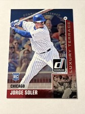 2015 Donruss Preferred Red #12 Jorge Soler /199 Rookie Card RC Chicago Cubs