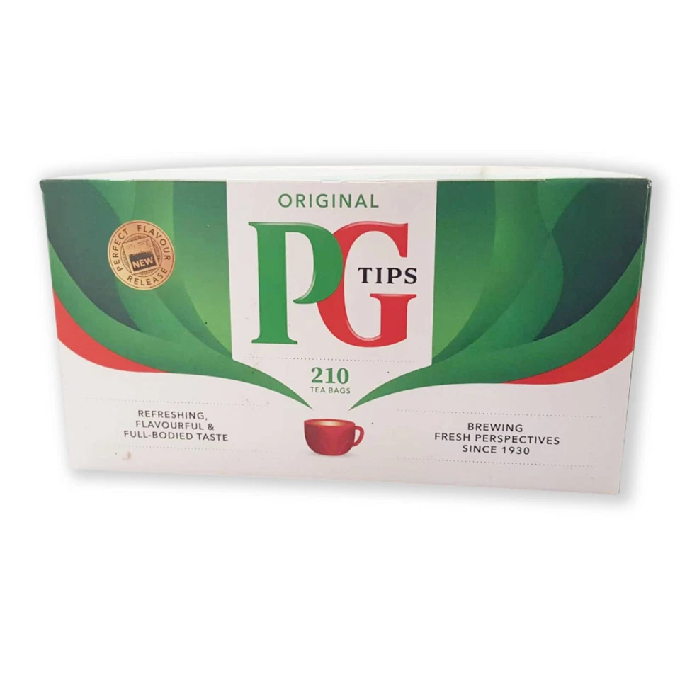 Original PG Tips Schwarzer Tee Großbritannien England 210 Teebeutel 609 g - Bild 1 von 1