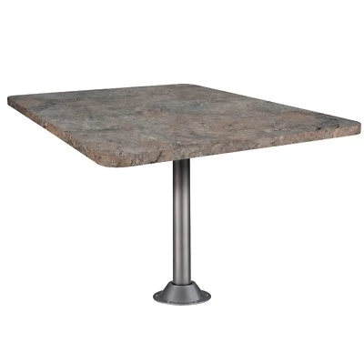 Reclite RV Dinette Table 42" X 30" With Leg System Luna Imperial 1 Leg - Image 1 of 4
