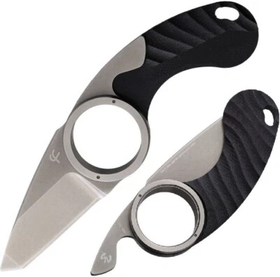 Cuchillo Plegable Fred Perrin Le Griffe 1.5" 440C Acero Tanto Hoja Negro Mango G10 Foto 1 de 3