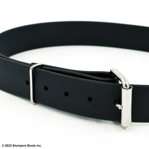 Belt 1.5 Inch Tough Rubber Black - Picture 1 of 4