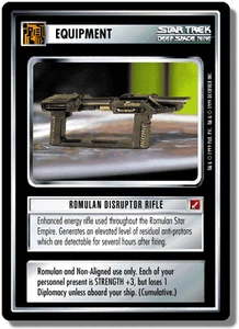 Romulan Disruptor Rifle - Blaze of Glory - Star Trek CCG 1E - Imagen 1 de 6