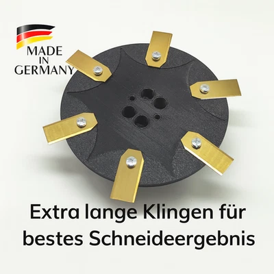 MARKENLOS Disco de cuchillo 6 cuchillos hoja larga adecuado para Gardena Sileno Minimo, Aspire