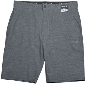 Hurley Heather Hybrid Shorts - NWT Mens Size 34 Charcoal Heather - #47346-G9 - Picture 1 of 2