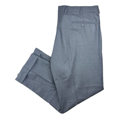 Calça social Ralph Lauren etiqueta roxa cinza 100% lã masculina tamanho 40x29 - Imagem 1 de 4