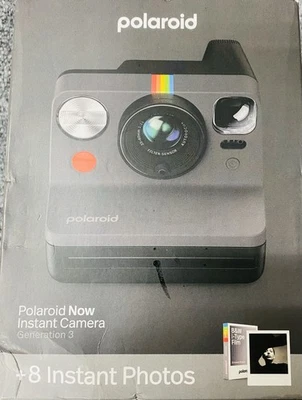 Cámara instantánea Polaroid Now Generation 3 tipo I color negra Foto 1 de 4