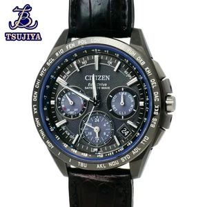 CITIZEN Satellite Wave F900 T022189 Watch Eco Drive Dark Navy Dial - Picture 1 of 9