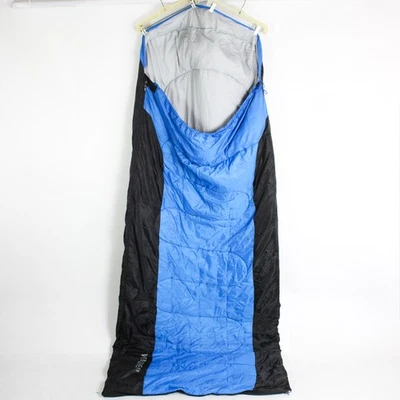 Venture 4. Leichtgewicht Einzel Schlafsack Blau Schwarz Camping Rucksackreisen - Bild 1 von 4