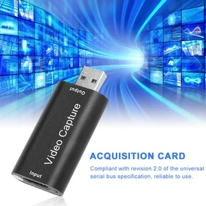 Usb 2.0 Hd Video Card Mini Adapter Black For Pc Computer DE - Bild 1 von 12