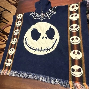The Night Before Christmas Jack Skellington Ponchó Alpaca - Picture 1 of 12