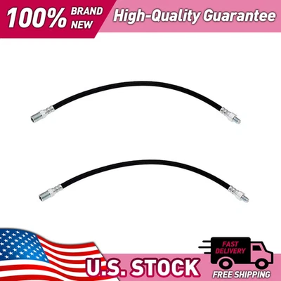 2x Hydraulic Brake Hose Front Kit For 1970 International Harvester 1200D 5.0L - Image 1 of 3