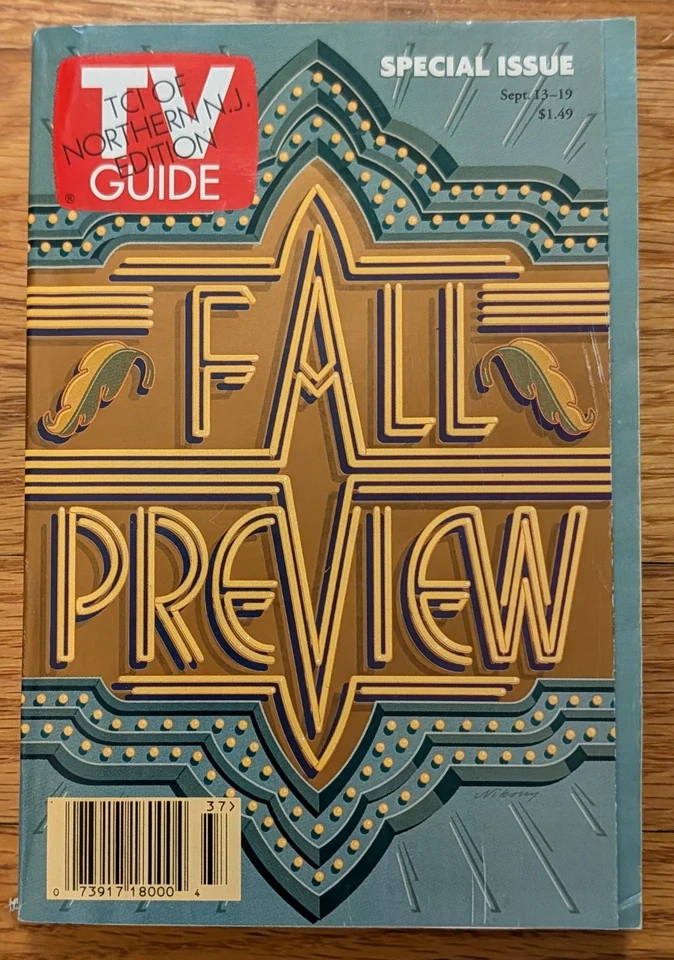 TV Guide 1997 Issue #2320 September 13-19 Fall Preview Issue - Image 1 of 1