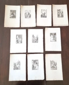 LA HENRIADE, suite de 10 gravures acier 19 ème (16 x 23cm) - Picture 1 of 6