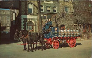 Vintage Postcard of The Old Meets the New in Old Milwaukee, Wisconsin - Picture 1 of 2