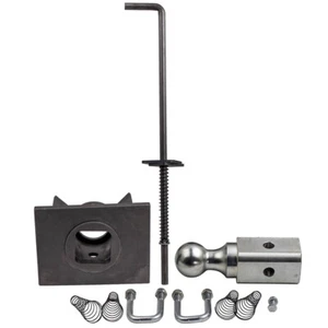 GNRK1500 Flat Beds Gooseneck Trailer Hitches w/ 2-5/16" Ball Kit GTW 30,000 lbs - Picture 1 of 8