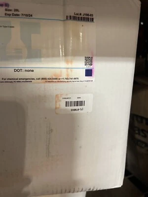 Labchem Lc267505 Water, Deionized (Astm Type Ii),20 L 4YMH3 - Image 1 of 4