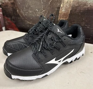Mens MIZUNO metal BASEBALL CLEATS Black Size 7.5 11gm195009 - Picture 1 of 18