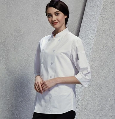 New Mens Womens Kitchen Chef Uniforms Short Sleeve Restaurant Work Jackets Coats - Image 1 of 4