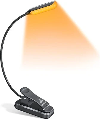 Amber Book Light Lightweight Rechargeable 10 LED Amber Book Light - image 1 of 4