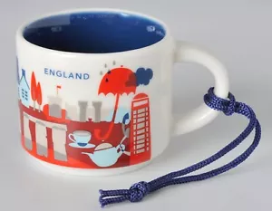 Colección Starbucks Inglaterra You Are Here Mini Taza Adorno 2 Fl. Oz. 2018 - Imagen 1 de 6